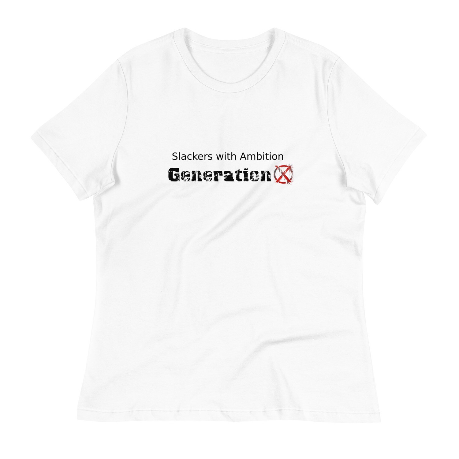 Slackers Women&#39;s Relaxed T-Shirt White