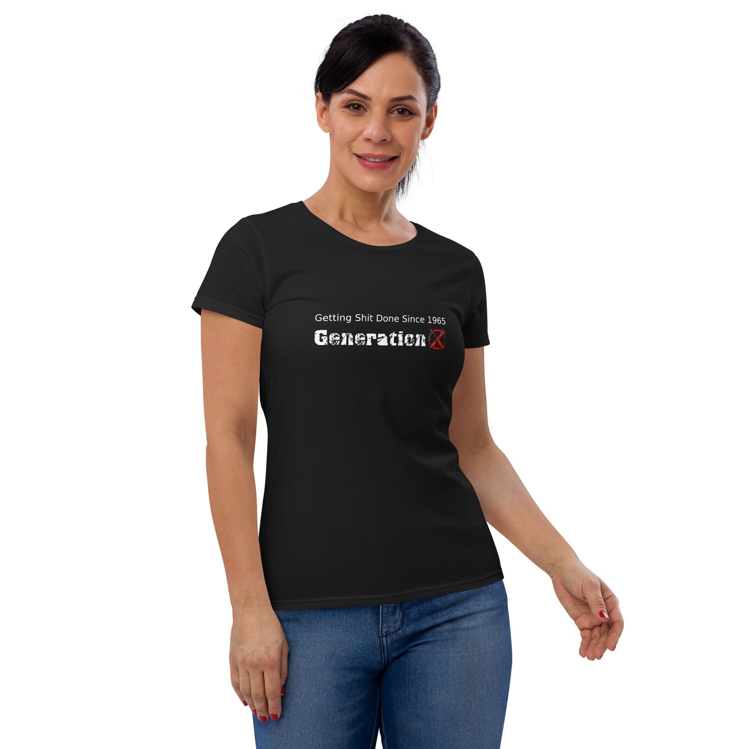 Getting Shit Done Women&#39;s Premium T-Shirt Black