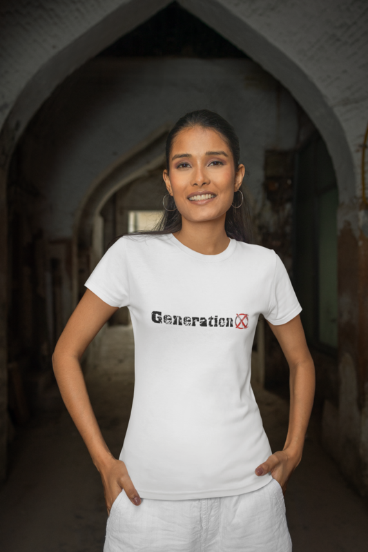 Generation X Women&#39;s Premium T-Shirt White