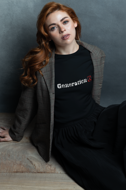 Generation X Women&#39;s Relaxed T-Shirt Black