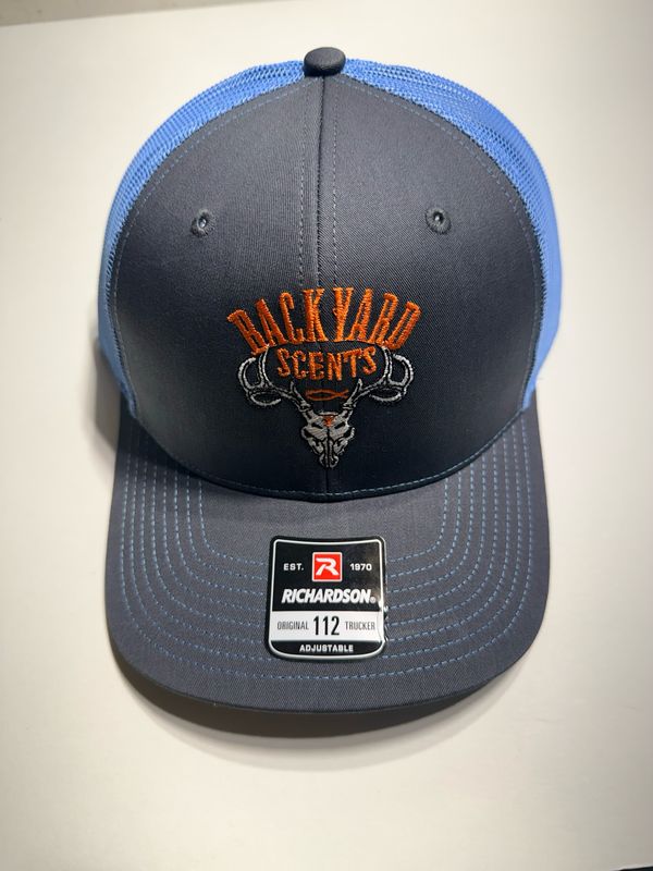 Backyard Scents Hat -charcoal/ Columbia Blue