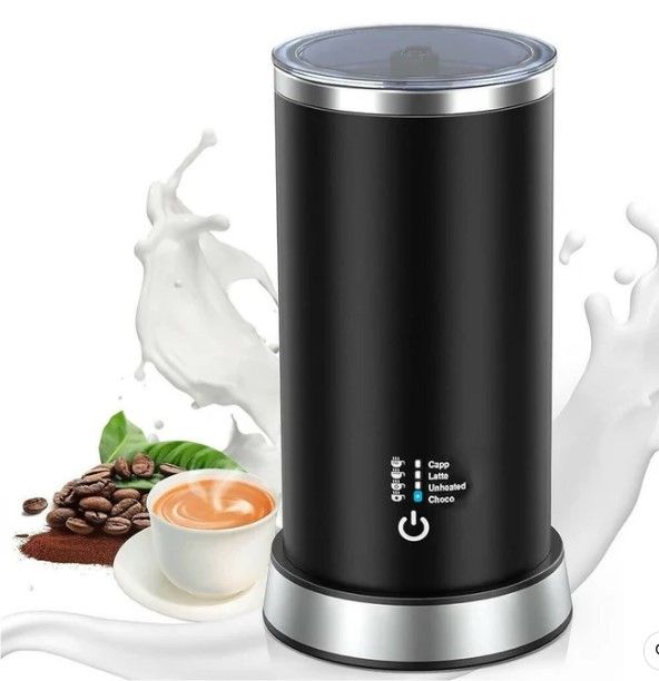 Montalatte Elettrico Automatico 4 in 1 per Cappuccino e Cioccolata