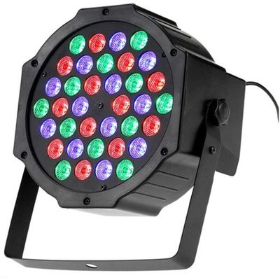 Faro Rgb 36W Faretto 36 Led Vari Colori Discoteca Sensore Sonoro Luce Colorata