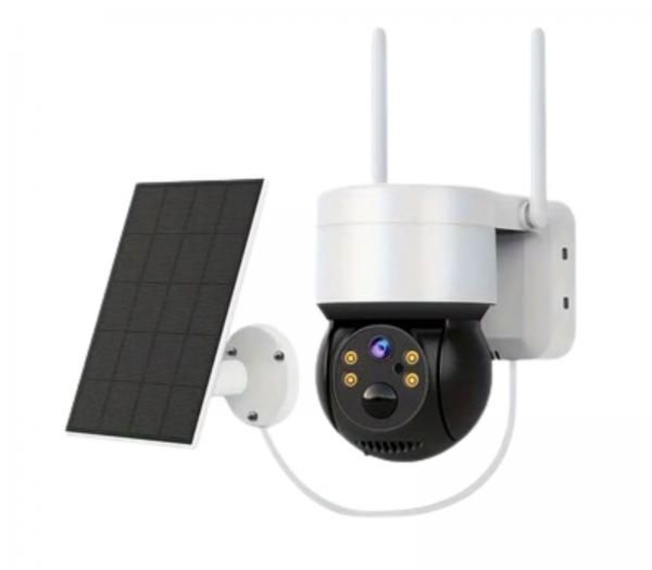 TELECAMERA Wi-Fi Senza Fili Esterno videoSorveglianza con Pannello Solare
