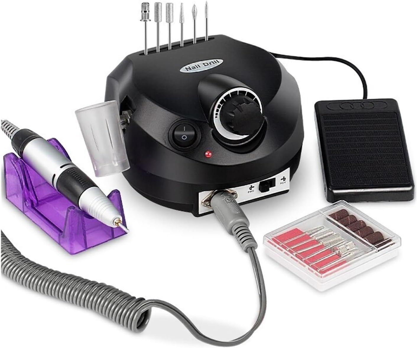 Fresa Per Unghie Professionale Con Pedale 35000 Giri Per Manicure E Pedicure