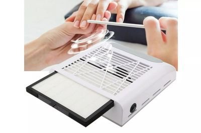 Aspiratore Polveri Per Unghie Da Tavolo 80w Manicure Pedicure Estetica