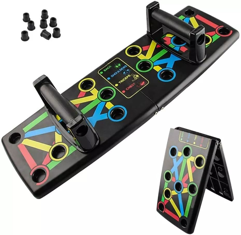 Push up board tavola pieghevole per allenamento push-up fitness portatile