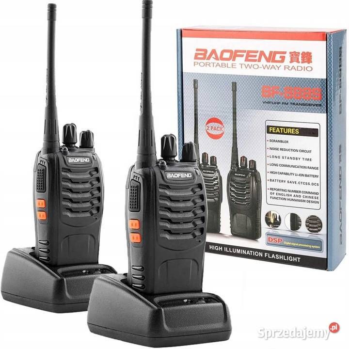 2X Radio Baofeng Bf-888s Uhf Walkie Talkies 400-470mhz Ricetrasmittente