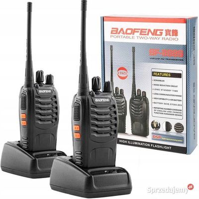 2X Radio Baofeng Bf-888s Uhf Walkie Talkies 400-470mhz Ricetrasmittente