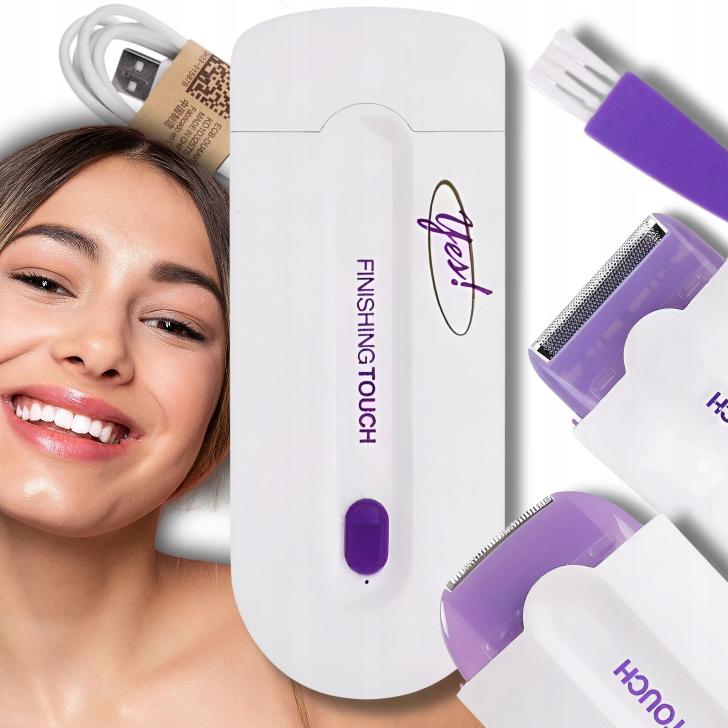 Depilatore Corpo Elettrico Usb YES Touch