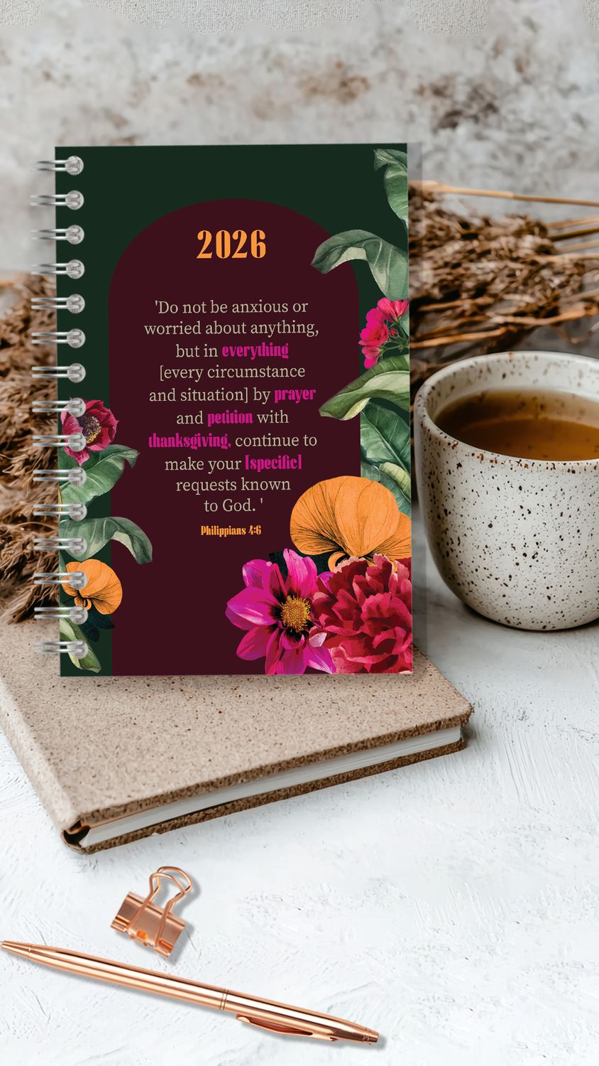 Tropic like it&#39;s Hot A5 English Day Planner