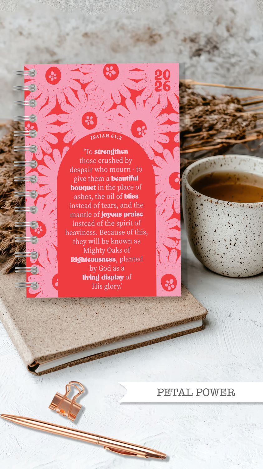 Petal Power A4 Afrikaans Dagbeplanner