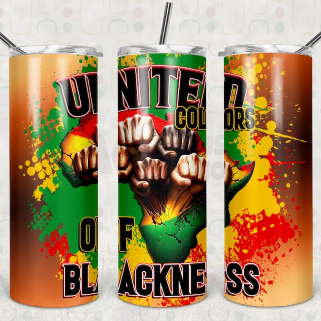 United Colors of Blackness 20oz. Skinny Tumbler