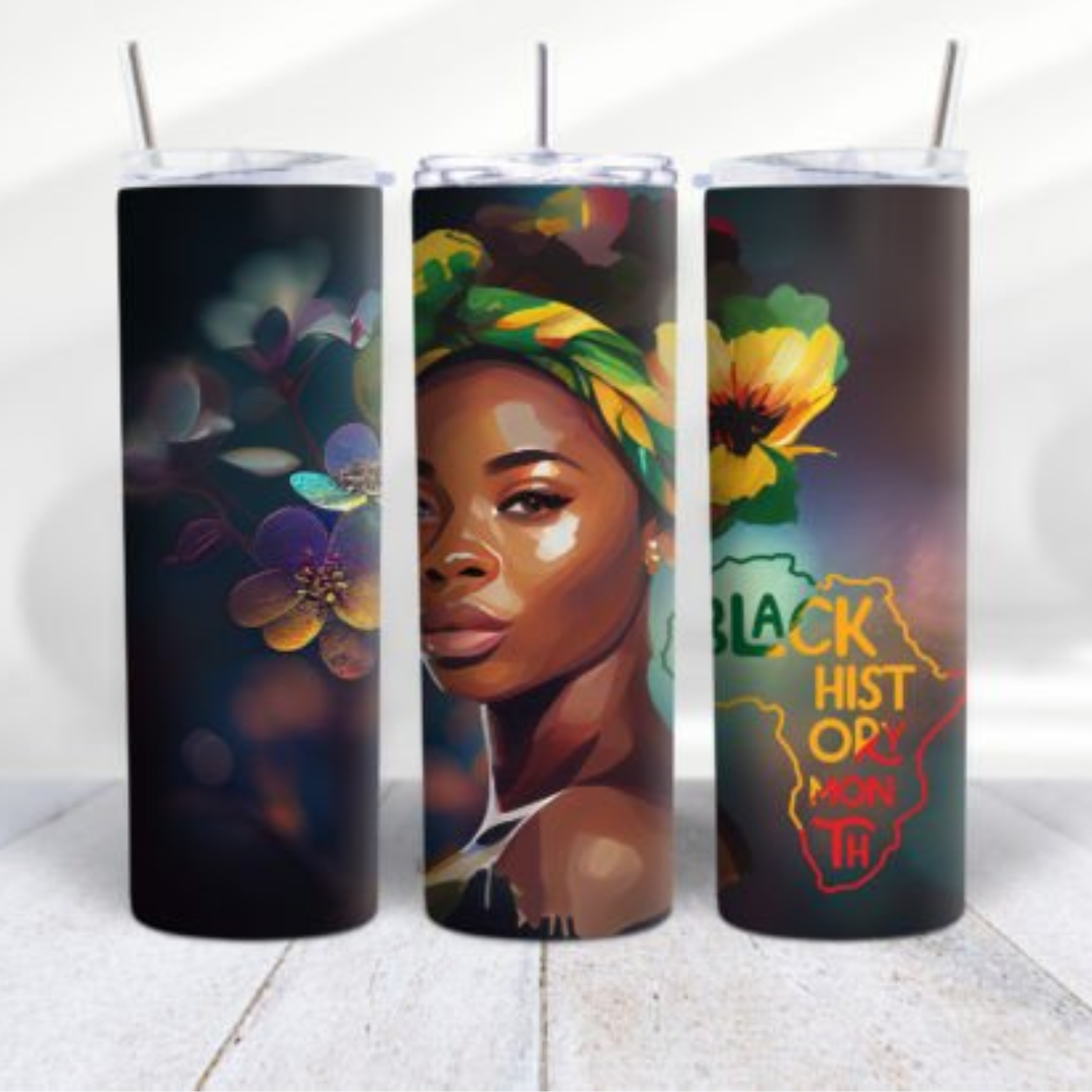 Black History Month 20oz. Skinny Tumbler