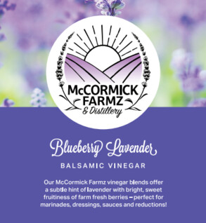McCormick Farmz Lavender Blueberry Balsamic Vinegar