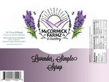 Lavender Simple Syrup 12.7 oz
