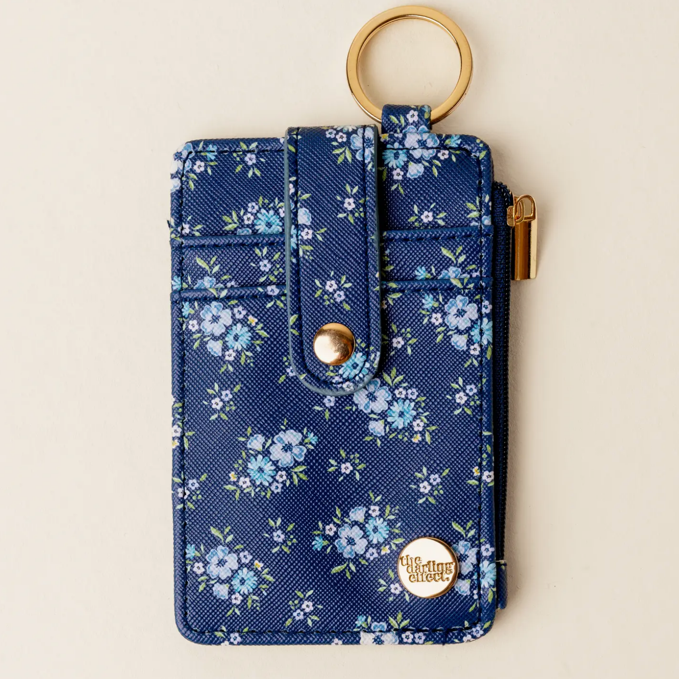Navy Endless Daydream Keychain Wallet
