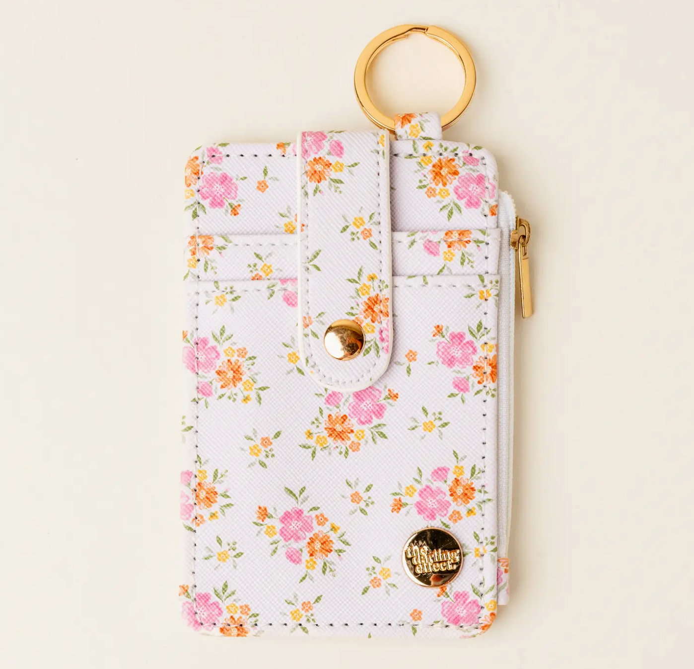 Cream Endless Daydreams Wallet Keychain
