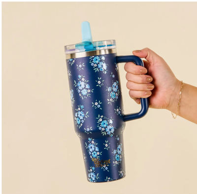 Navy Endless Daydream 40 Oz Tumbler