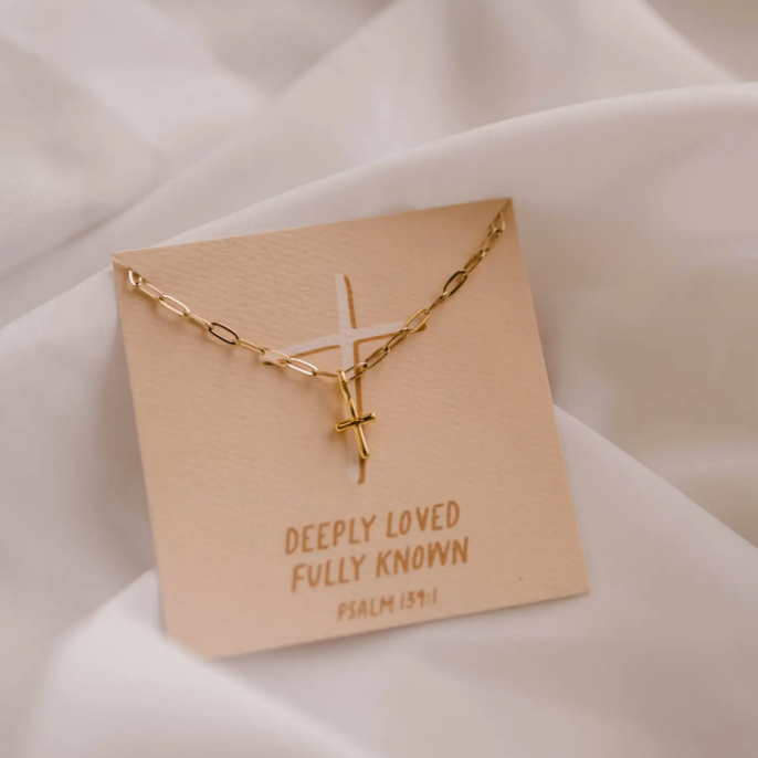 Deeply Loved Fully Known Charm Necklace I Christian Jewelry