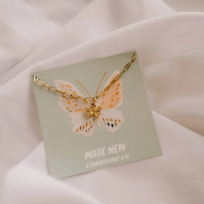 Made New Charm Necklace I Christian Jewelry