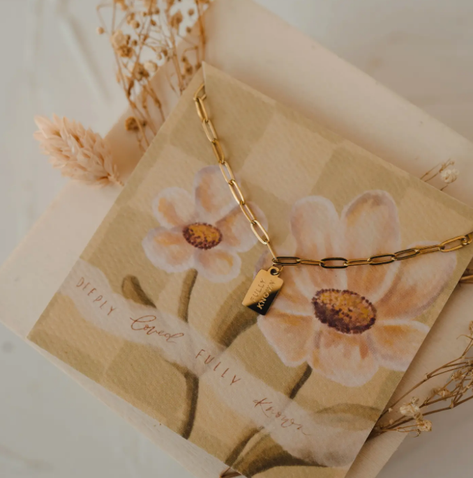 Fully Known Mini Tag Necklace | Christian Jewelry