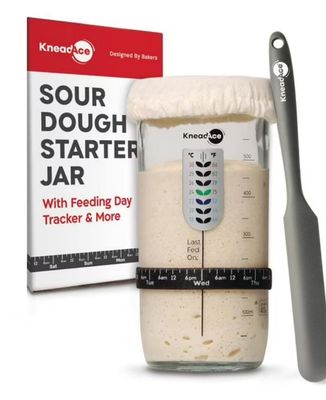 KneadAce® 24oz Sourdough Starter Jar - Single Pack