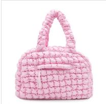 Quilted Scrunchies Medium Duffle Bag - Bubble Gum