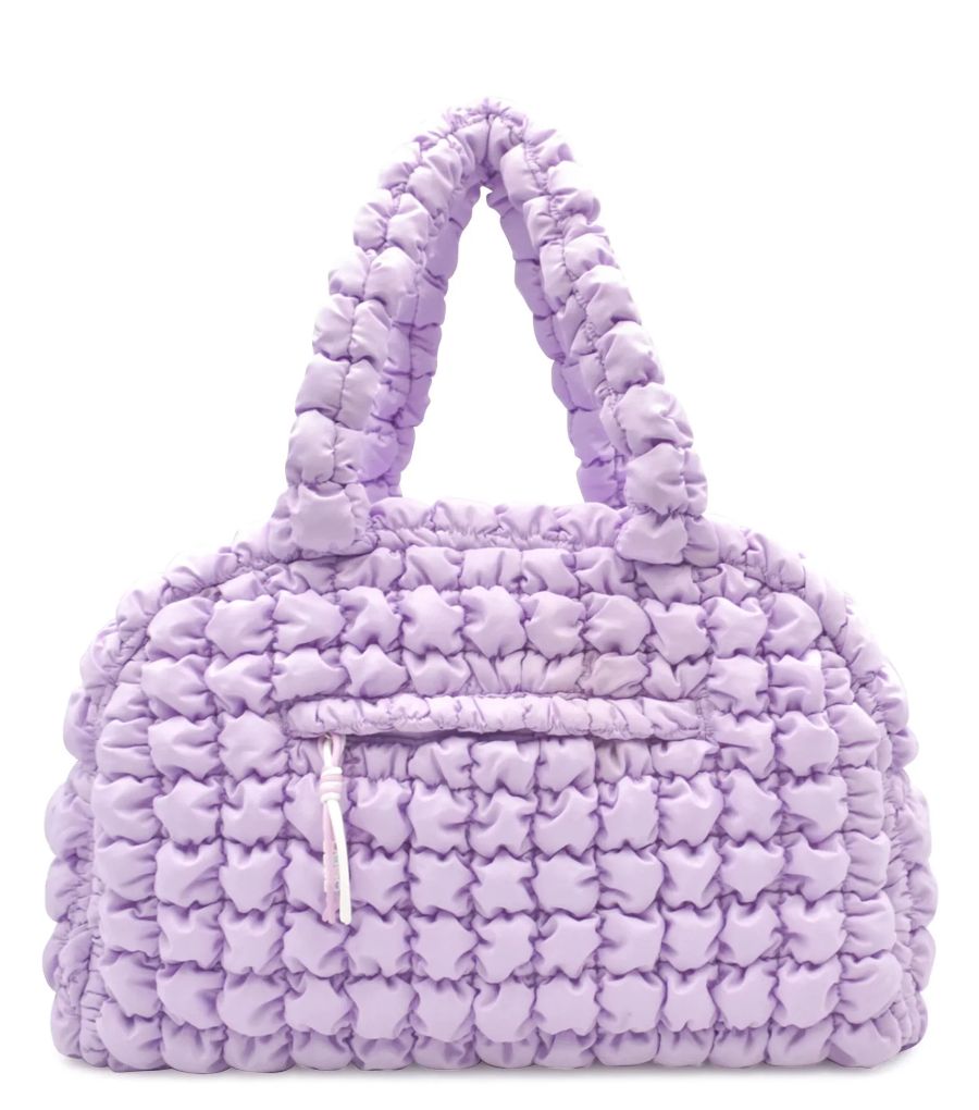 Quilted Scrunchies Medium Duffle Bag - Orchid