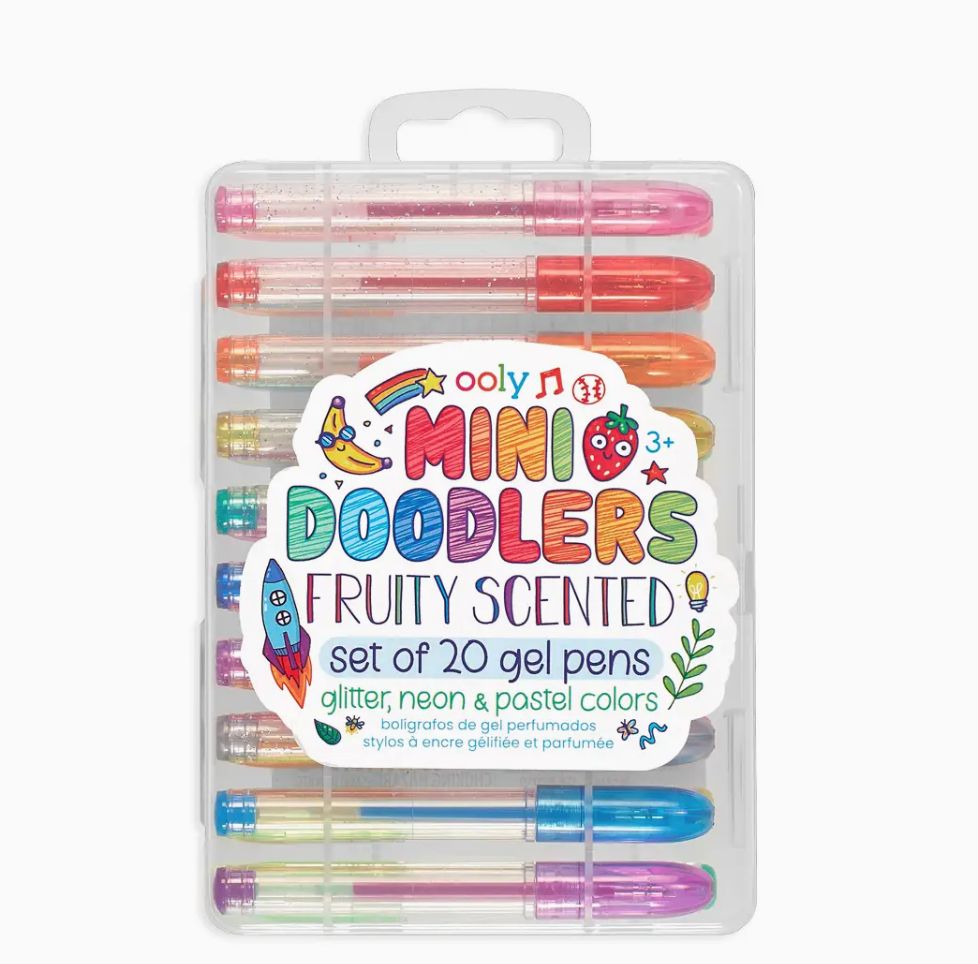 Mini Doodlers Fruity Scented Gel Pens - Set of 20