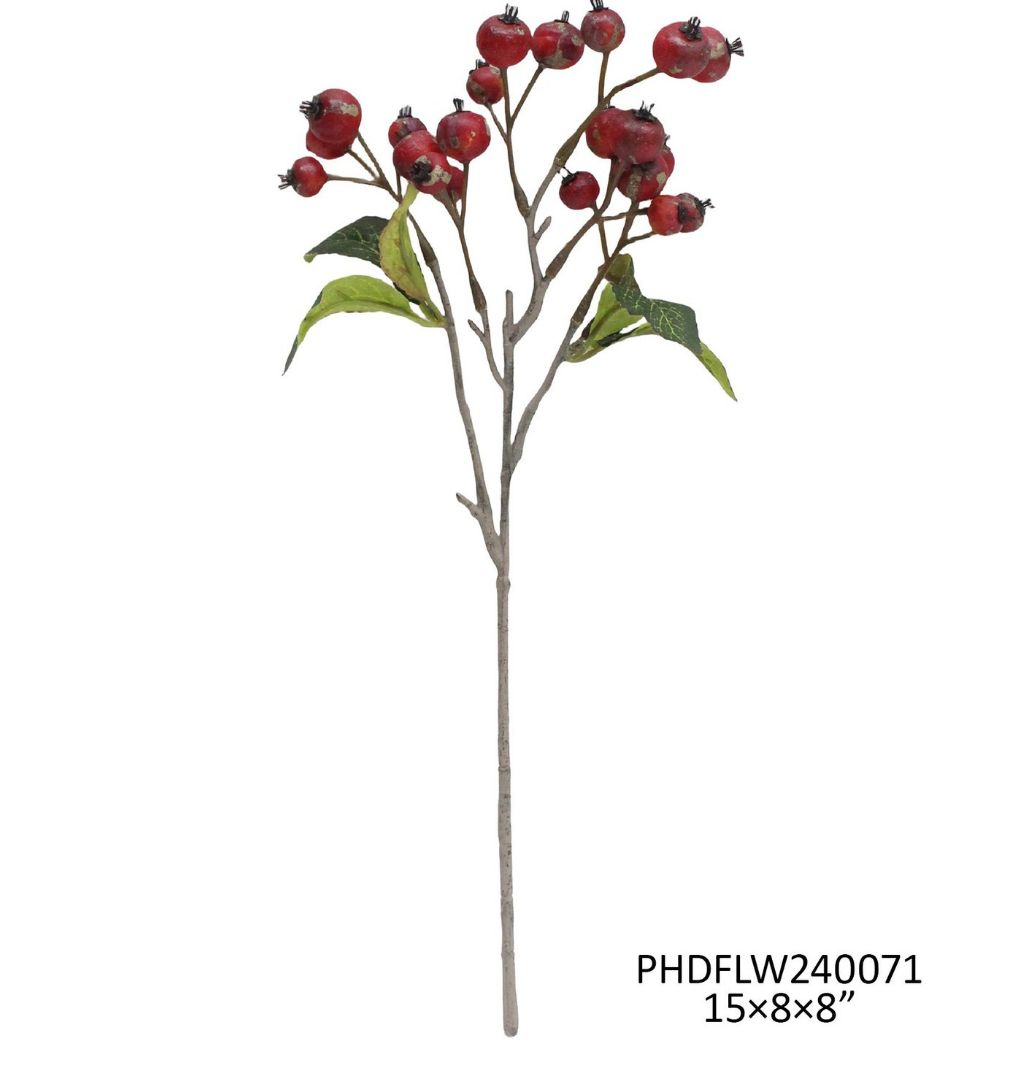 Linden Berry Stem Red