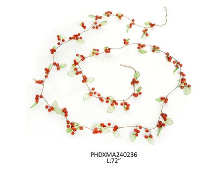 Wooden Pepper Berry Garland