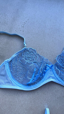 Conjunto Cuarzo Celeste Talle M