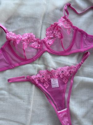 Conjunto Zafiro Talle L Rosa