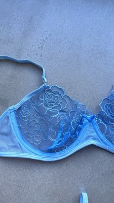 Conjunto Cuarzo Celeste Talle L