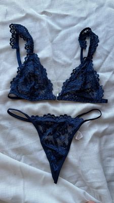 Conjunto Calypso Talle S Azul