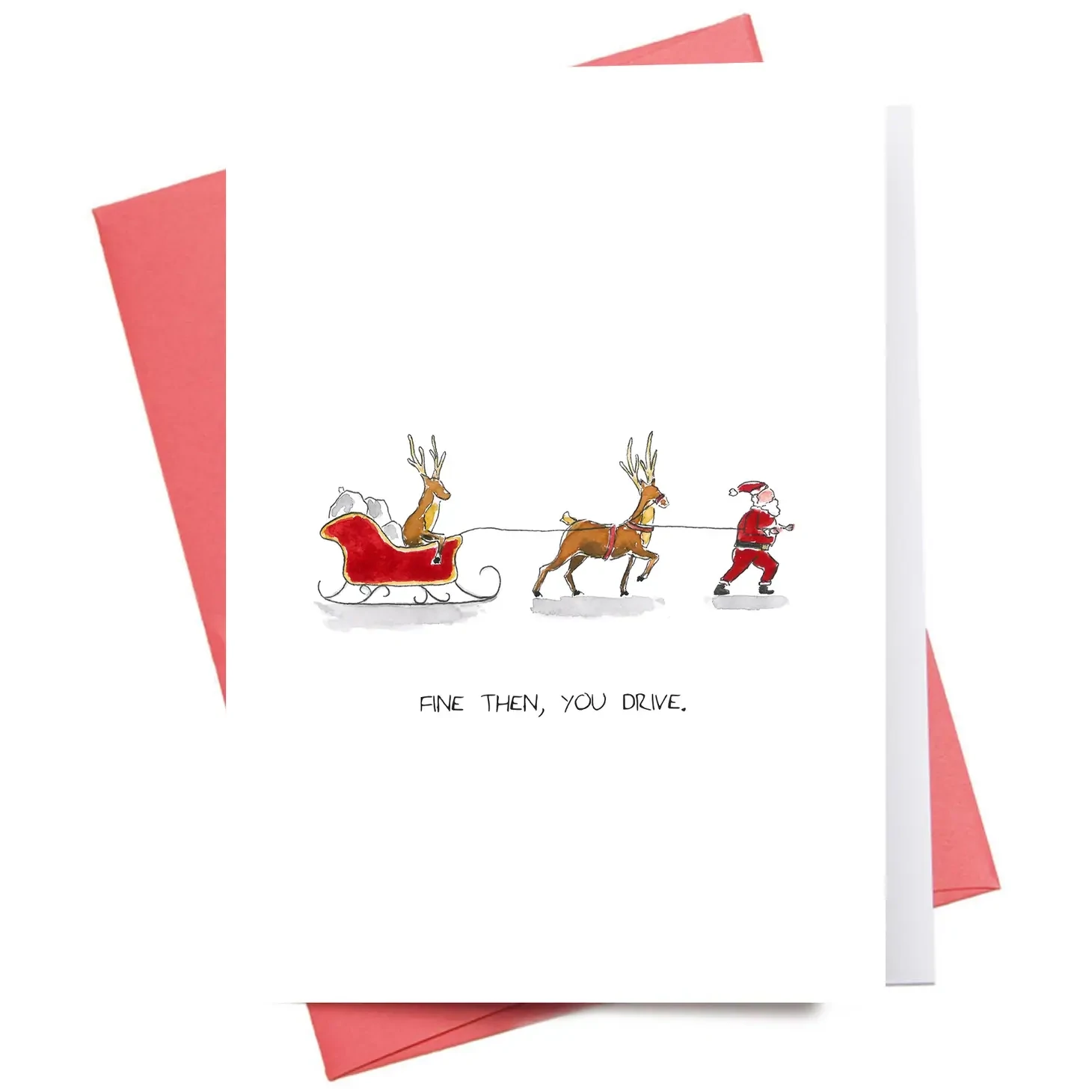 You Drive Xmas Card