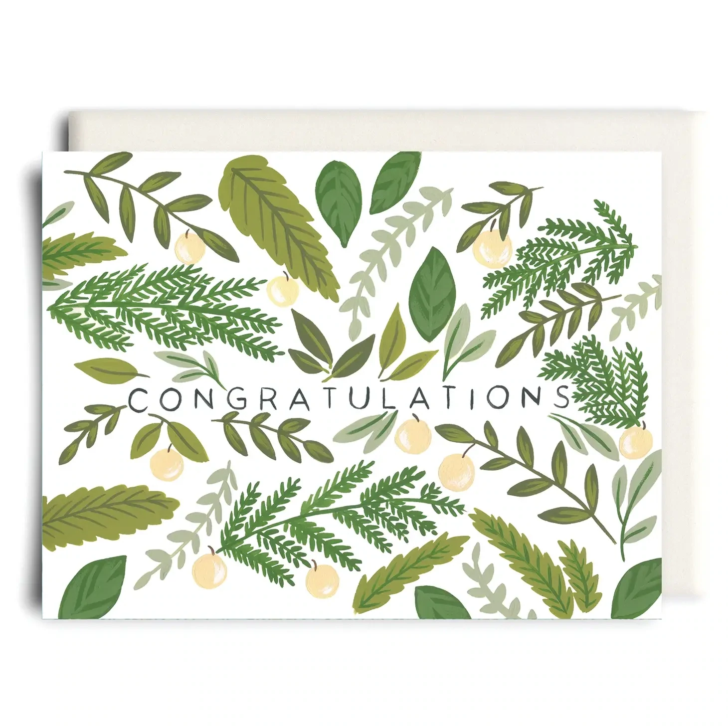 Congratulations Foliage | Greeting Card