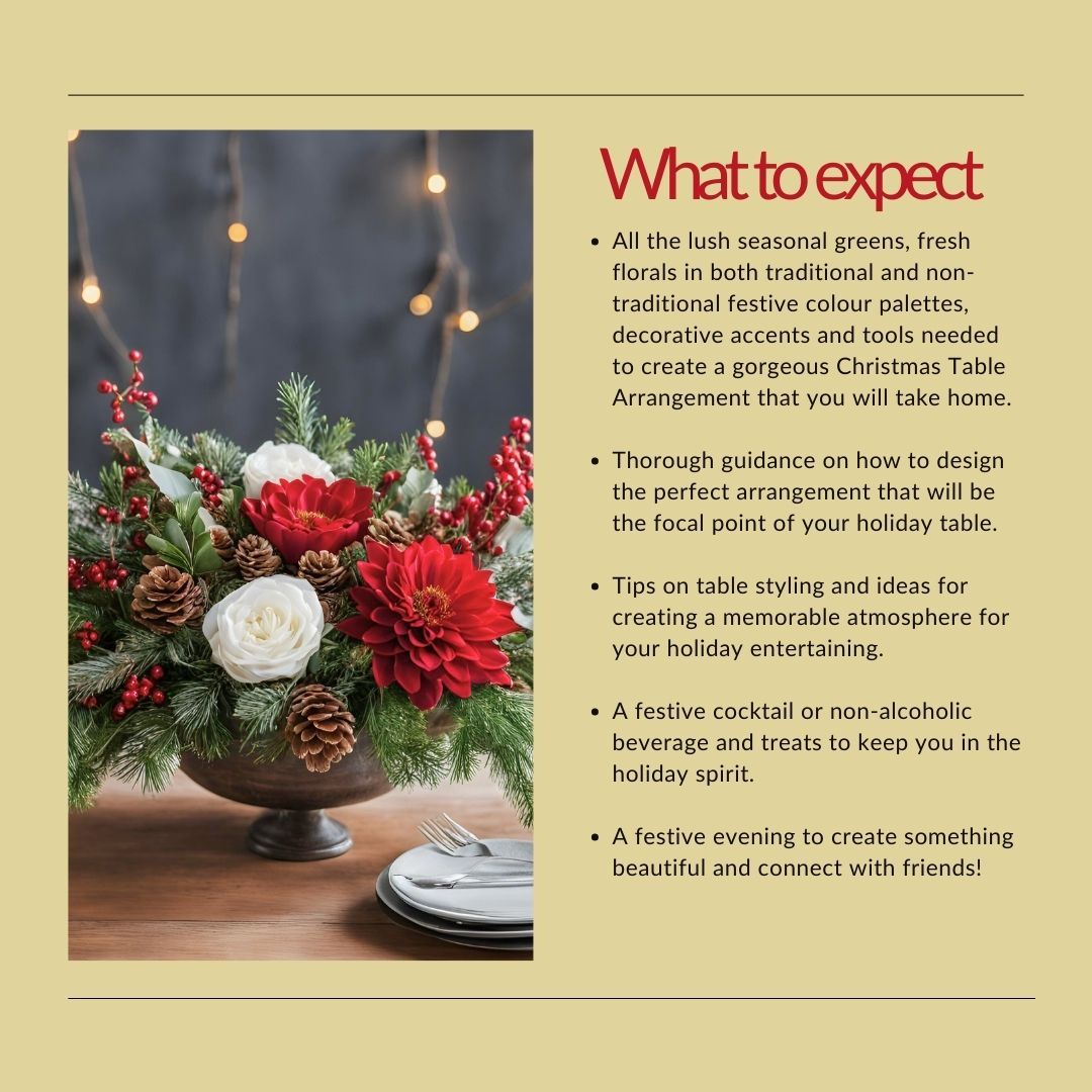 Christmas Centrepiece Workshop