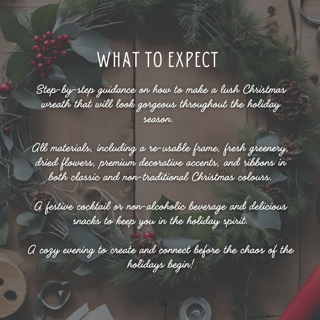 Christmas Wreath Workshop