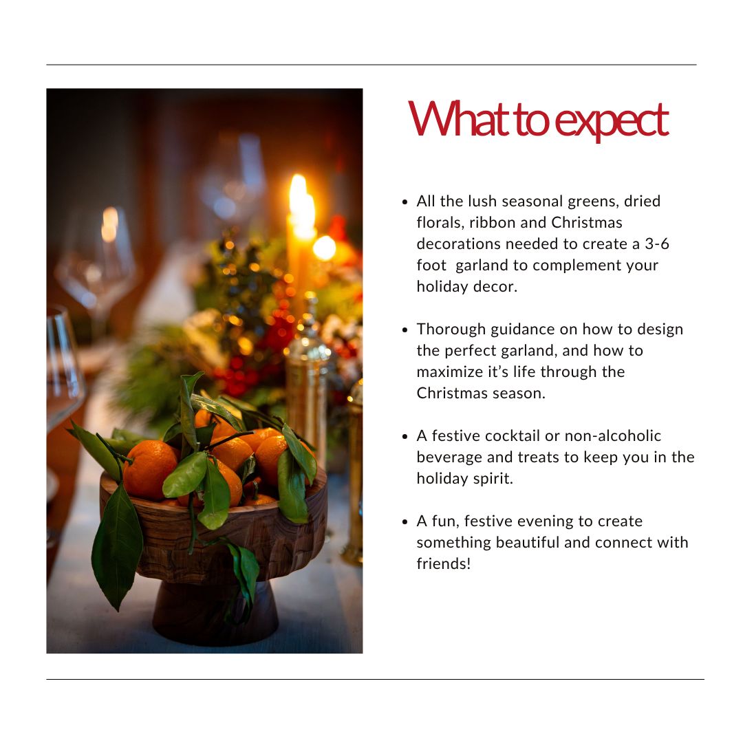 Christmas Garland Workshop