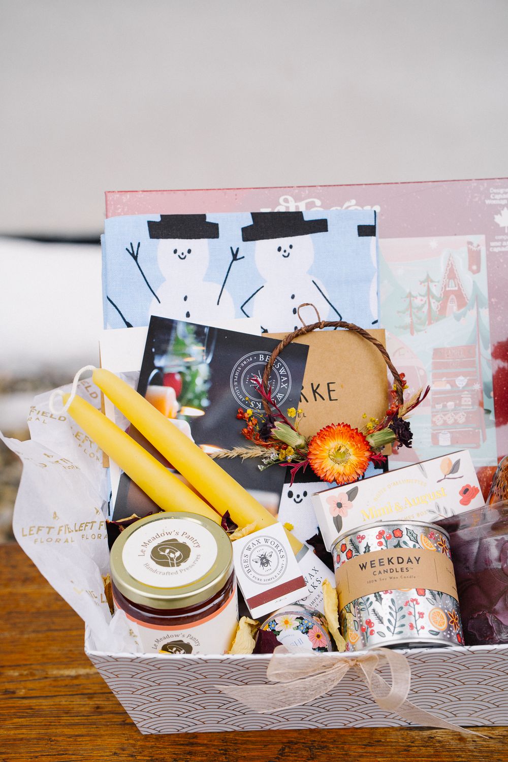 Happy Holidays Gift Basket