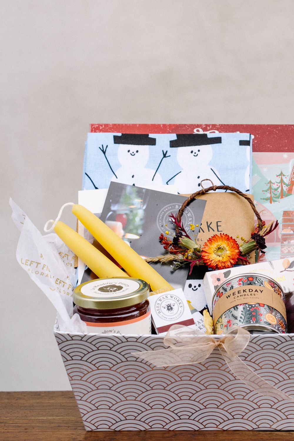 Happy Holidays Gift Basket