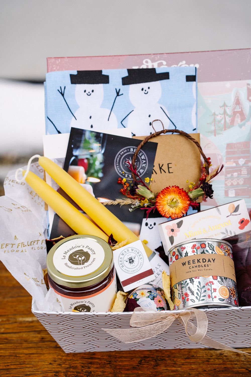 Happy Holidays Gift Basket