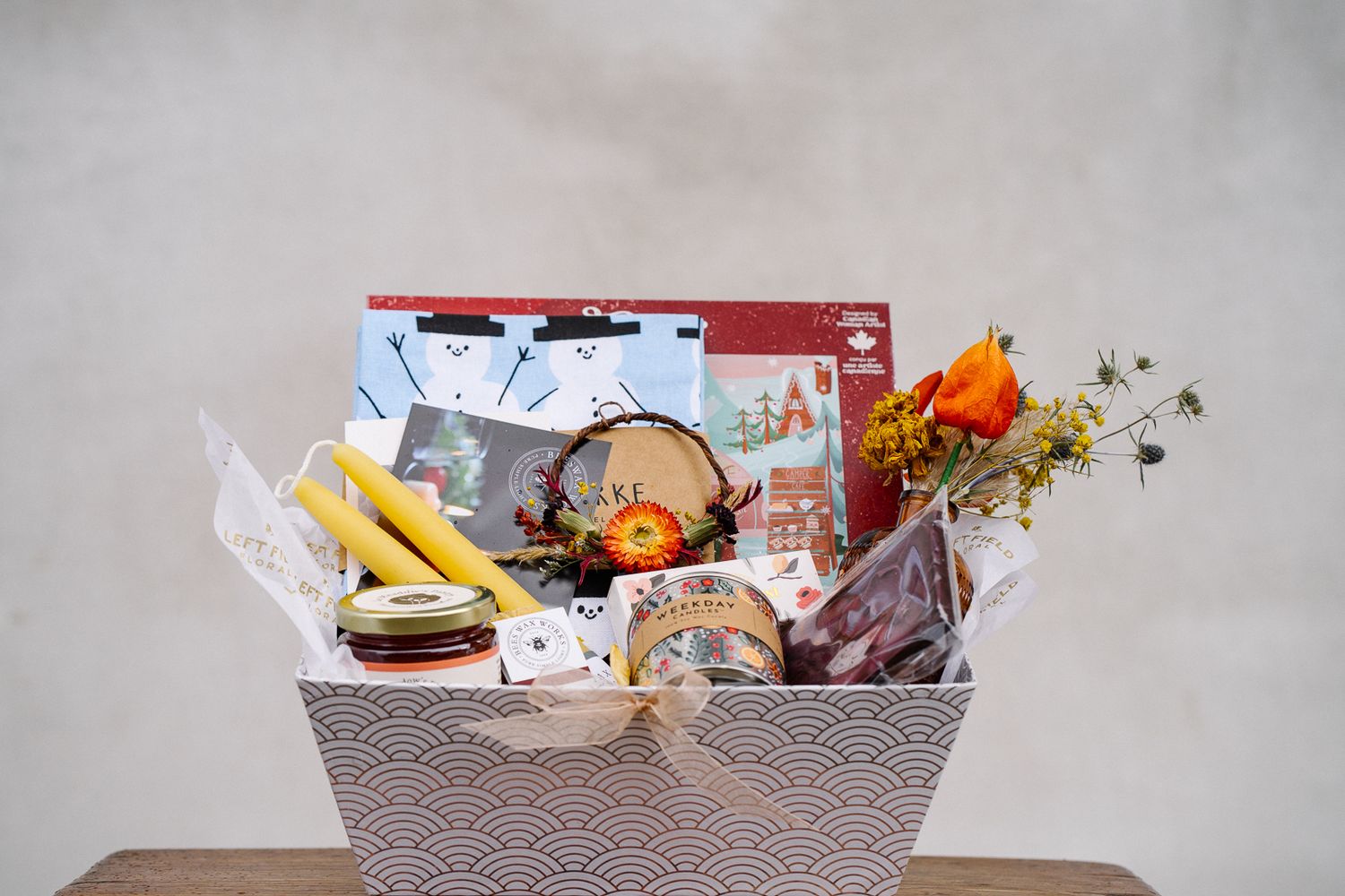 Happy Holidays Gift Basket