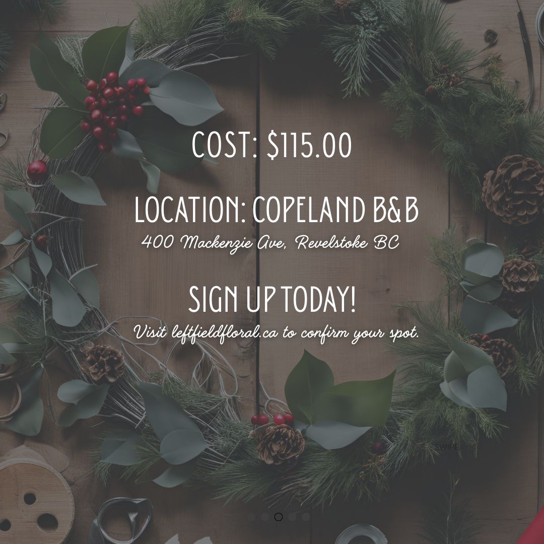 Christmas Wreath Workshop Nov 27th