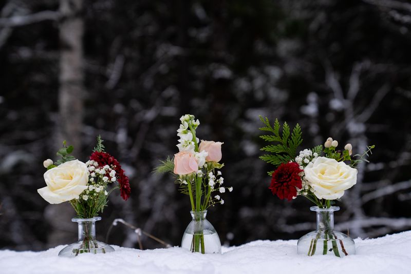 Festive Itty Bitty Bud Vase
