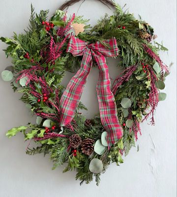 Heart Holiday Wreath