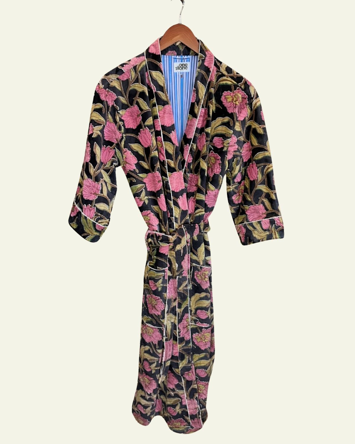 Velvet Bathrobe By One Stone Goods