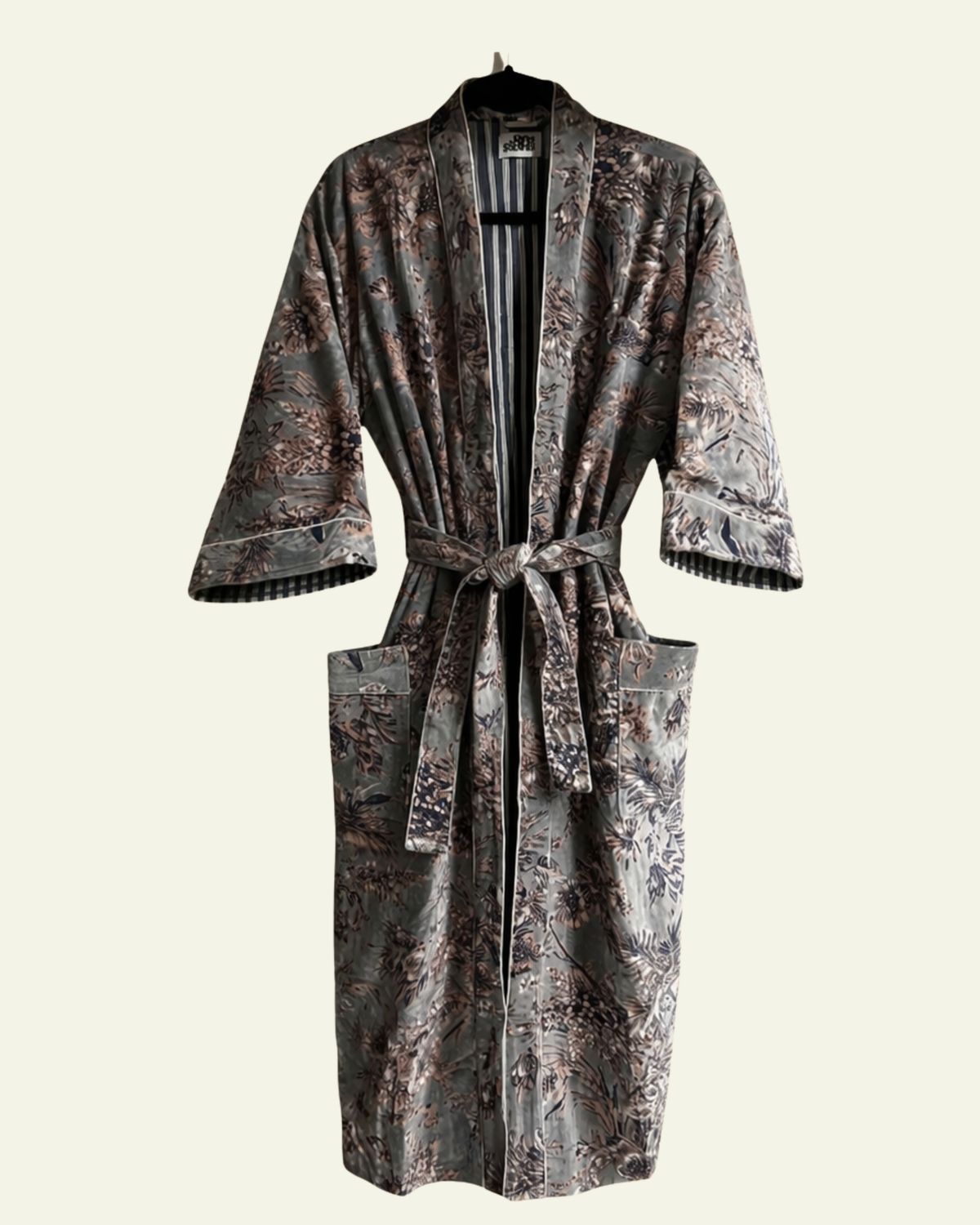 Velvet Bathrobe By One Stone Goods